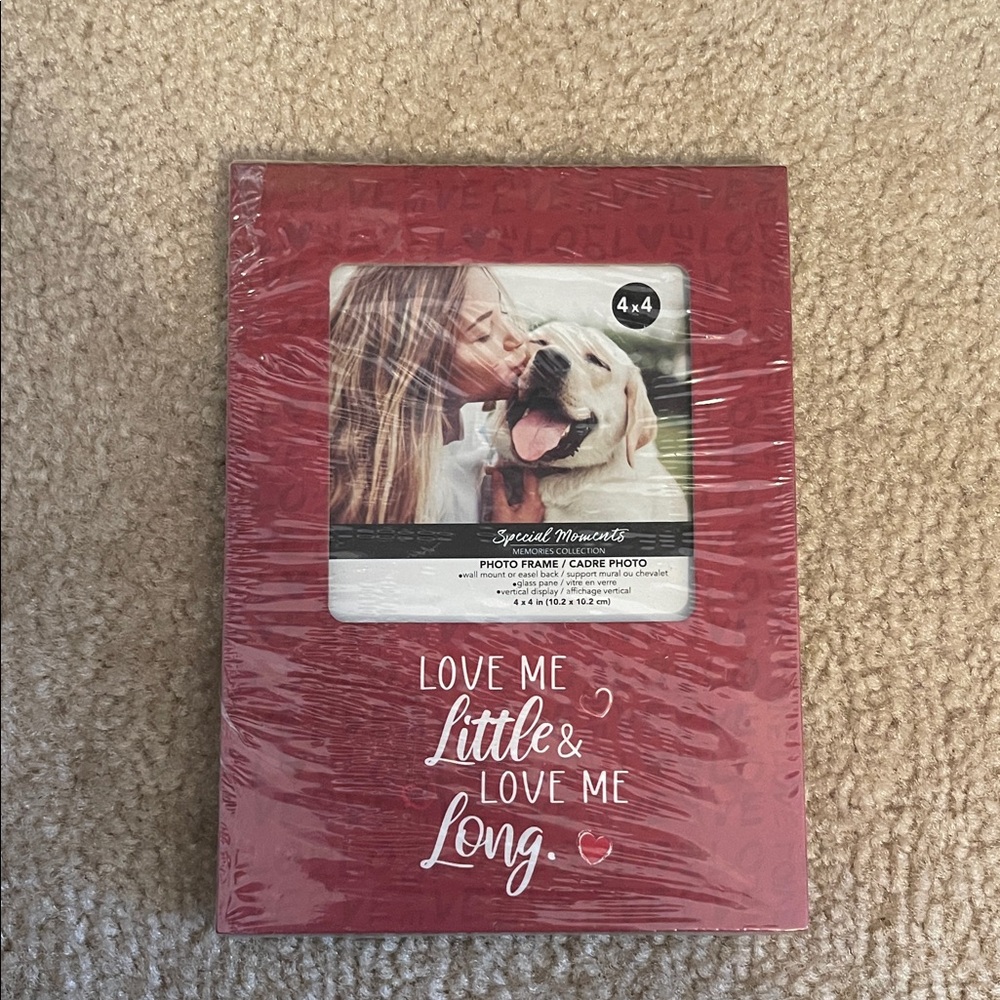 Special Moments Love Me Red Photo Frame